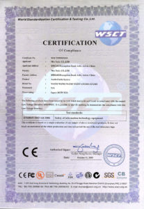 Certyfikat CE-LVDs